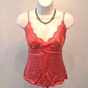 bebe Peach Silk Top